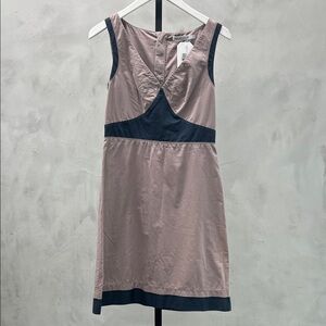 See By Chloe Mauve and grey dress